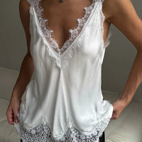 Janet Lace Hem Cami Top