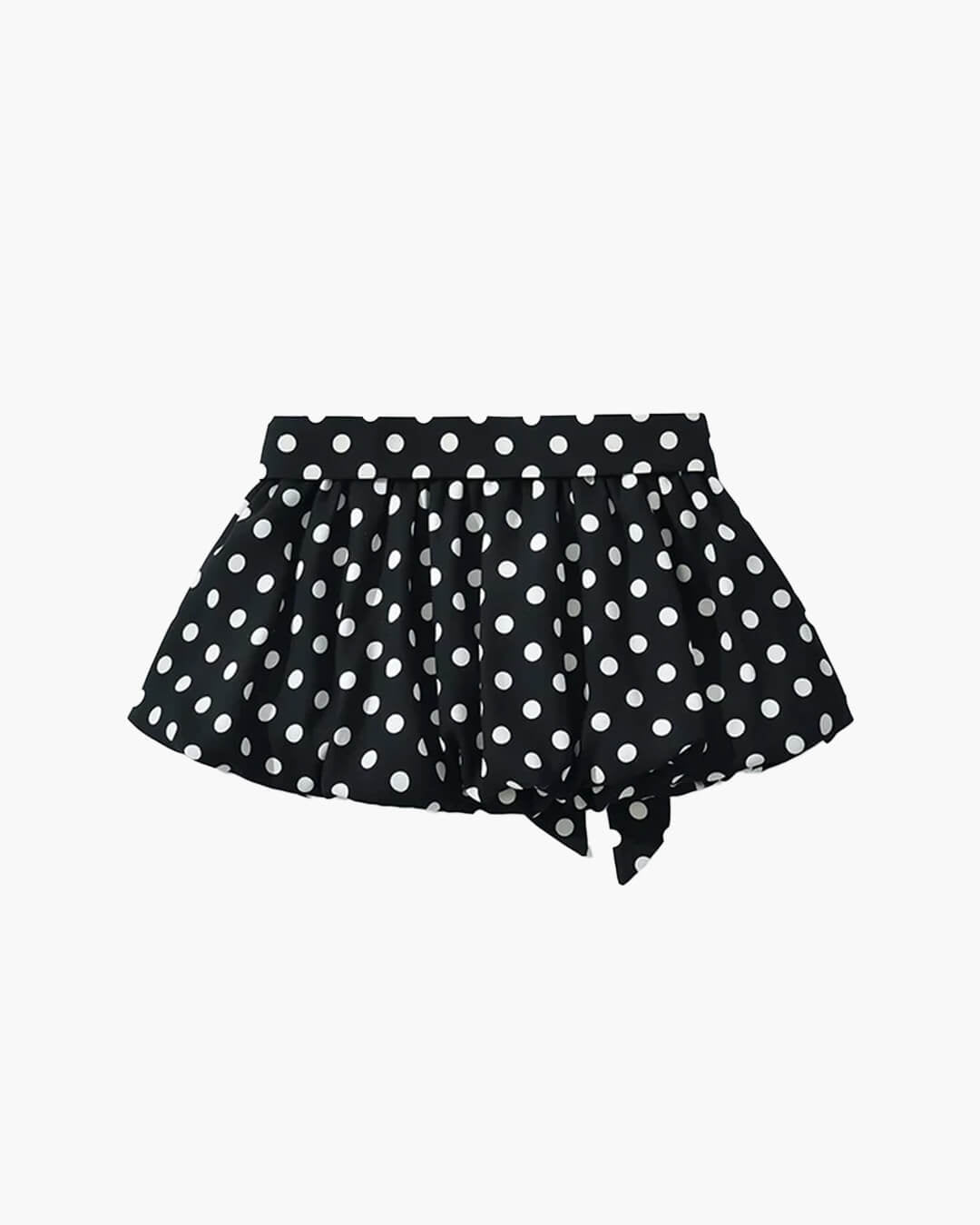 ZEYA - Jenny Polka Dot Elastic Waist Mini Skirt