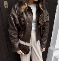 Jenny Vintage Faux Leather Jacket