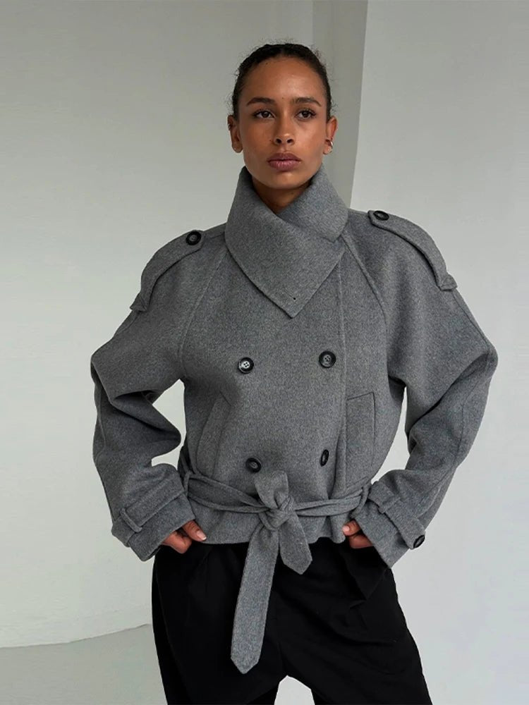 ZEYA - Julia High Collared Coat