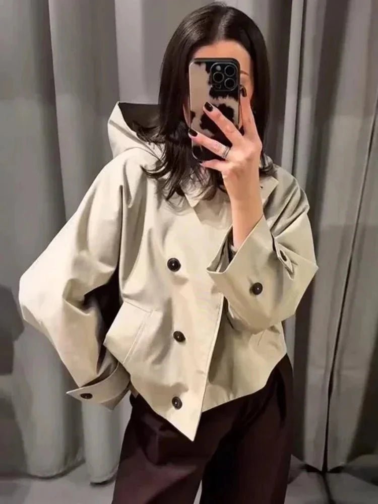 ZEYA - Juliet Hooded Trench Coat