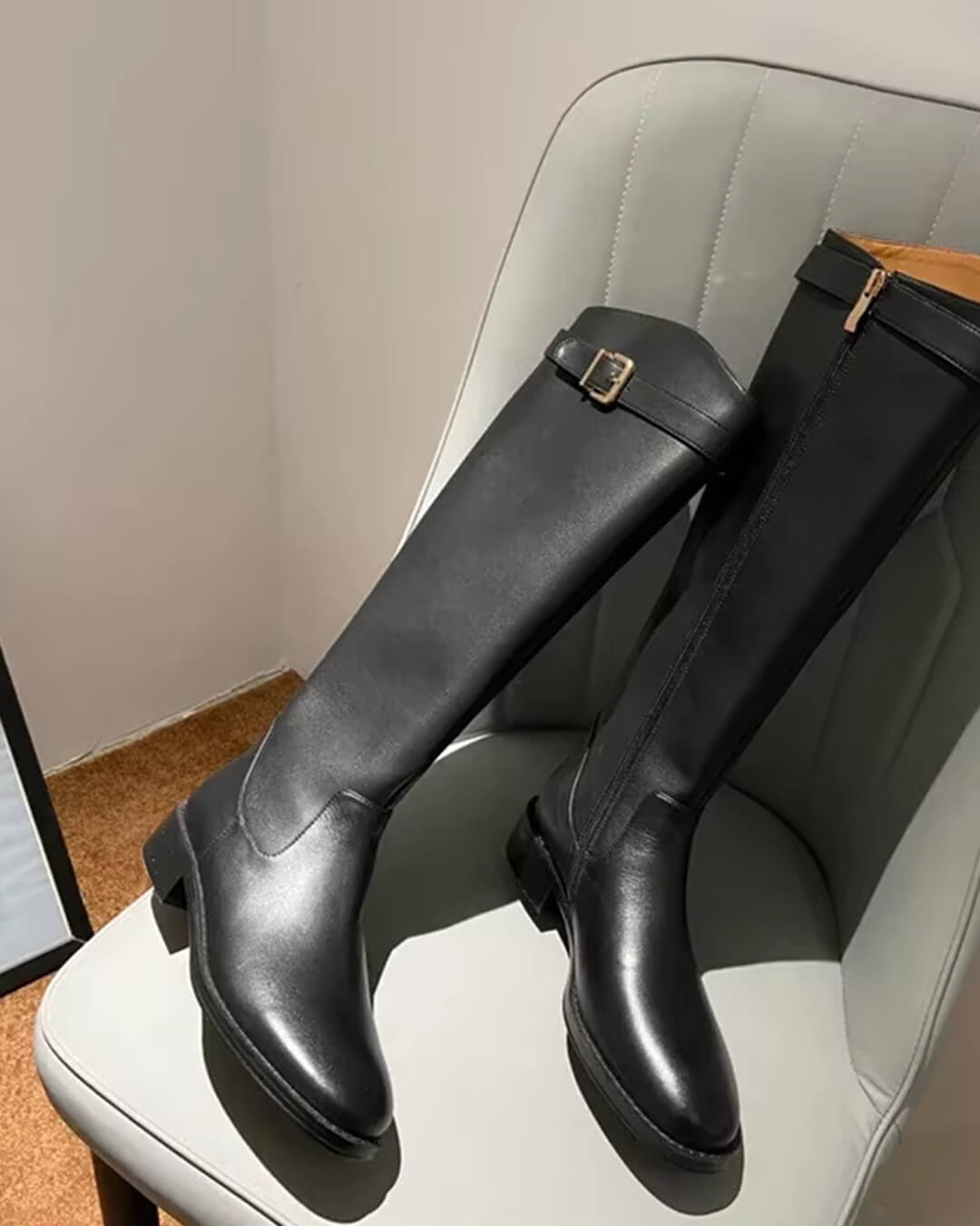 ZEYA - Kara Knee High Leather Boots