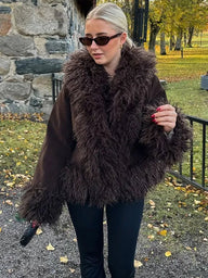 Kathy Plush Faux Fur Coat