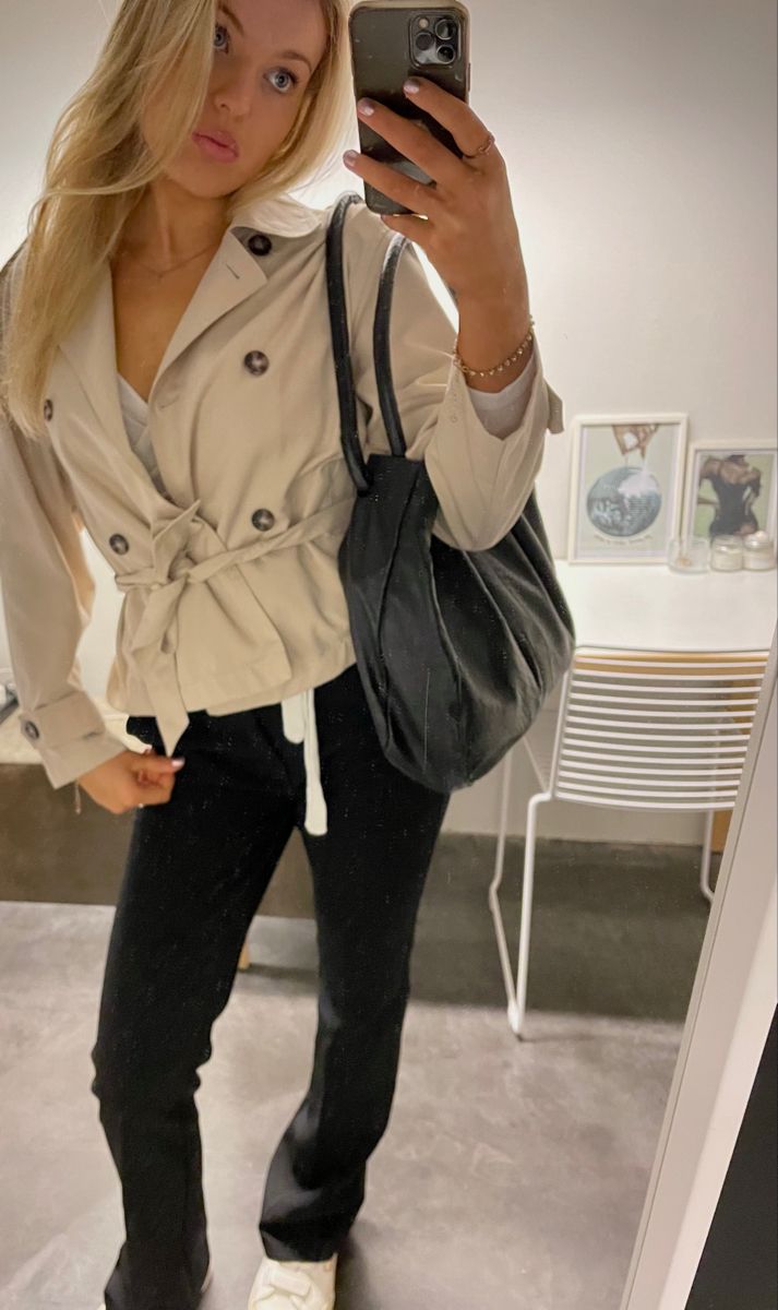 ZEYA - Kiarra Stand Collar Crop Trenchcoat