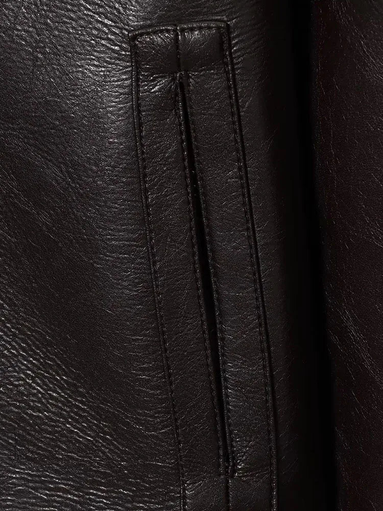 ZEYA - Laila Reversible Faux fur Leather Jacket