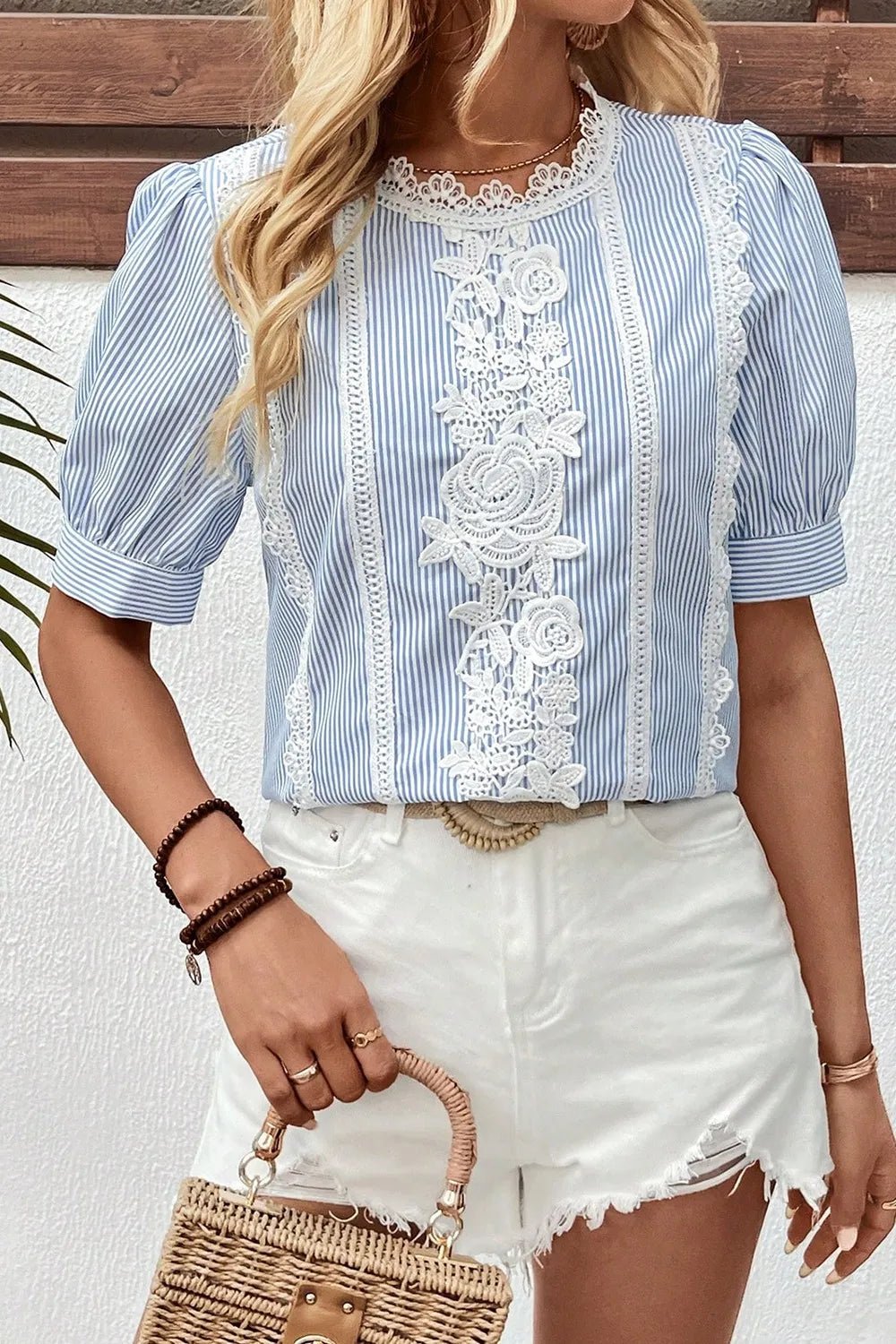 ZEYA - Lara Floral Embroidered Blouse