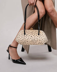 Layla Cheetah Faux Fur Shoulder Bag