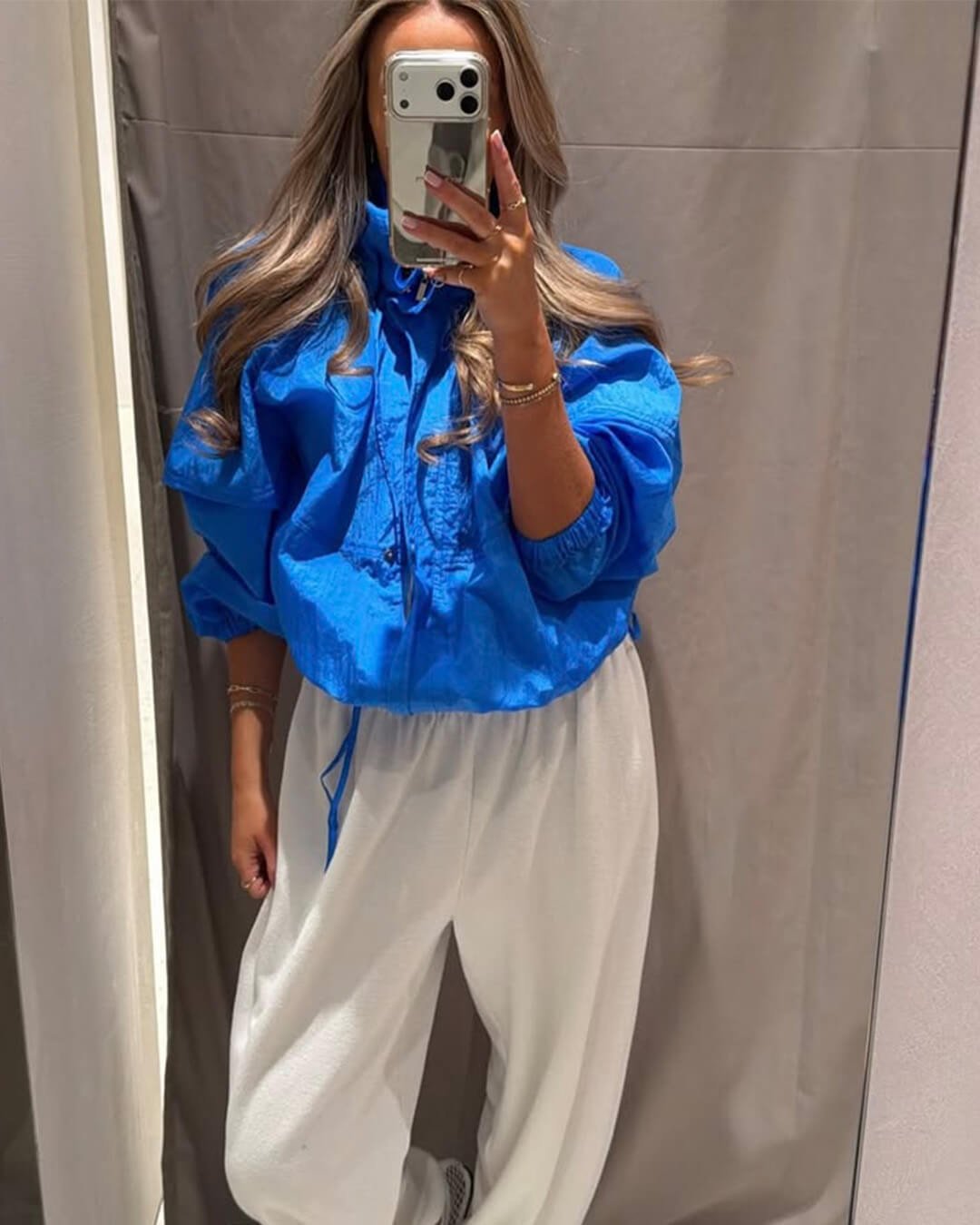 ZEYA - Layla Stand Collar Windbreaker Jacket