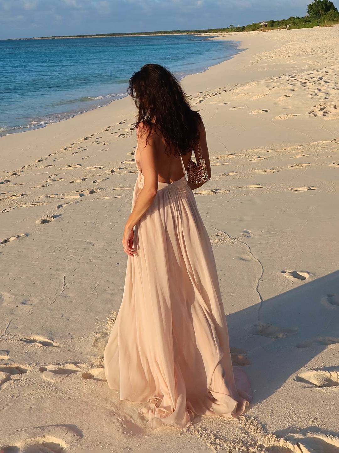 ZEYA - Liza Deep Neck Maxi Dress