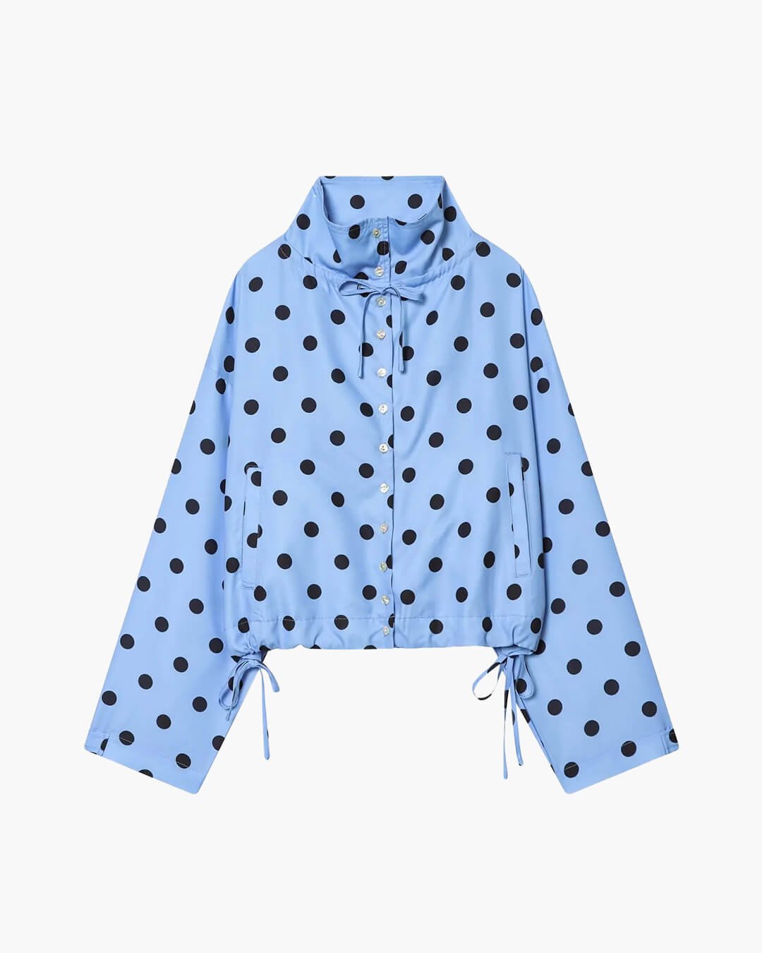 ZEYA - Margot Polka Dot High Collar Jacket