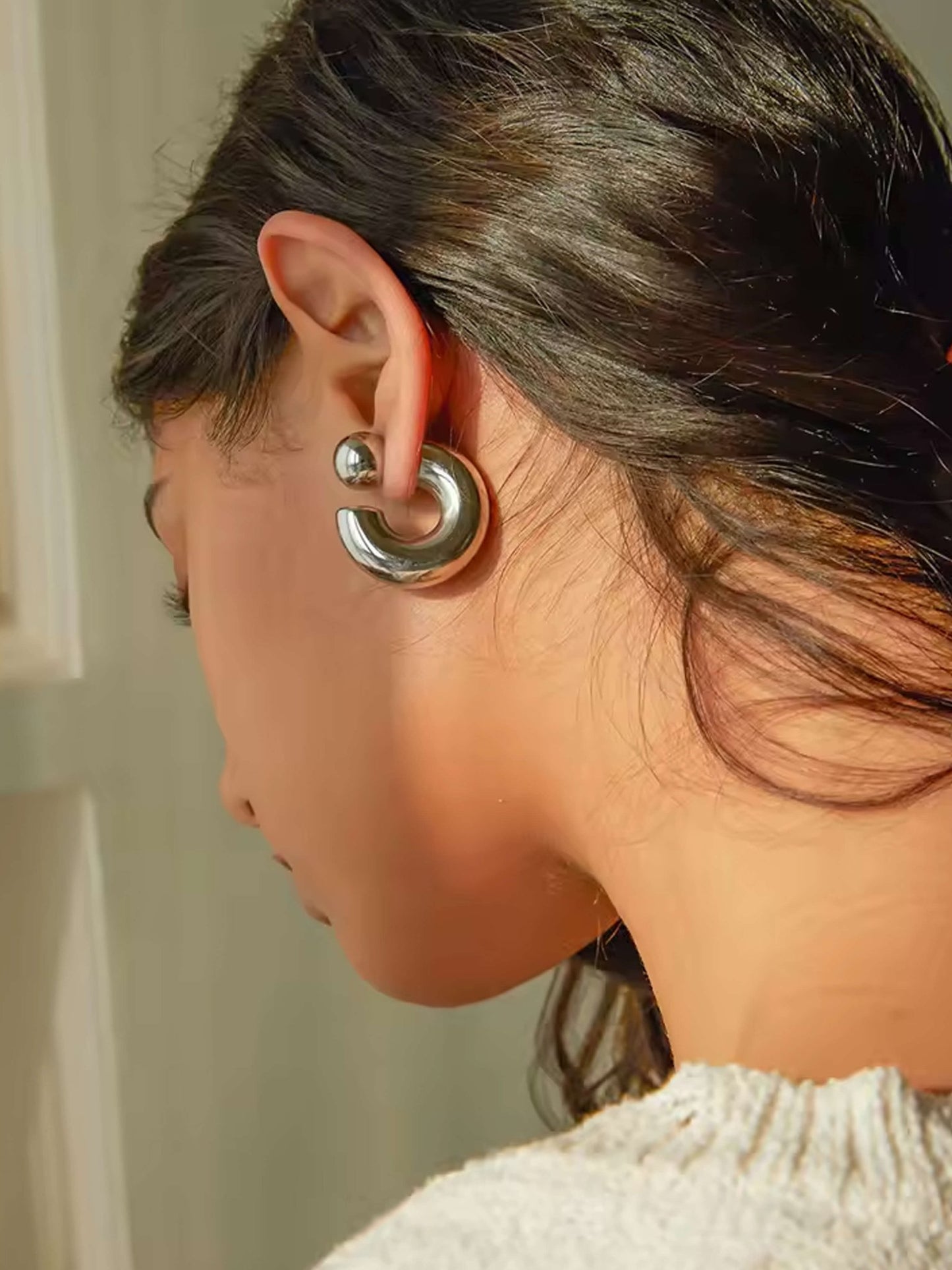 ZEYA - Milena Chunky Hoop Earrings