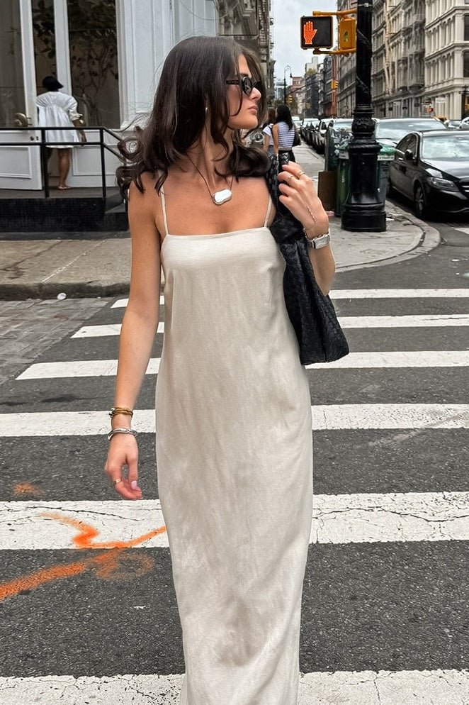 ZEYA - Minerva Loose Linen Maxi Dress