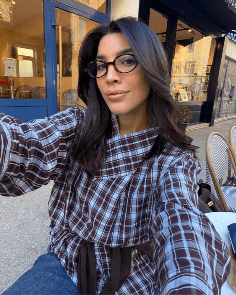 ZEYA - Monica Plaid Poplin Wrap Shirt