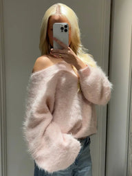 Myrtle Off-Shoulder Soft Knit Sweater