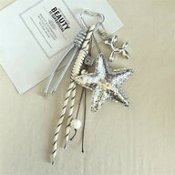 Nene Vegan Leather Star Keychain Pendant