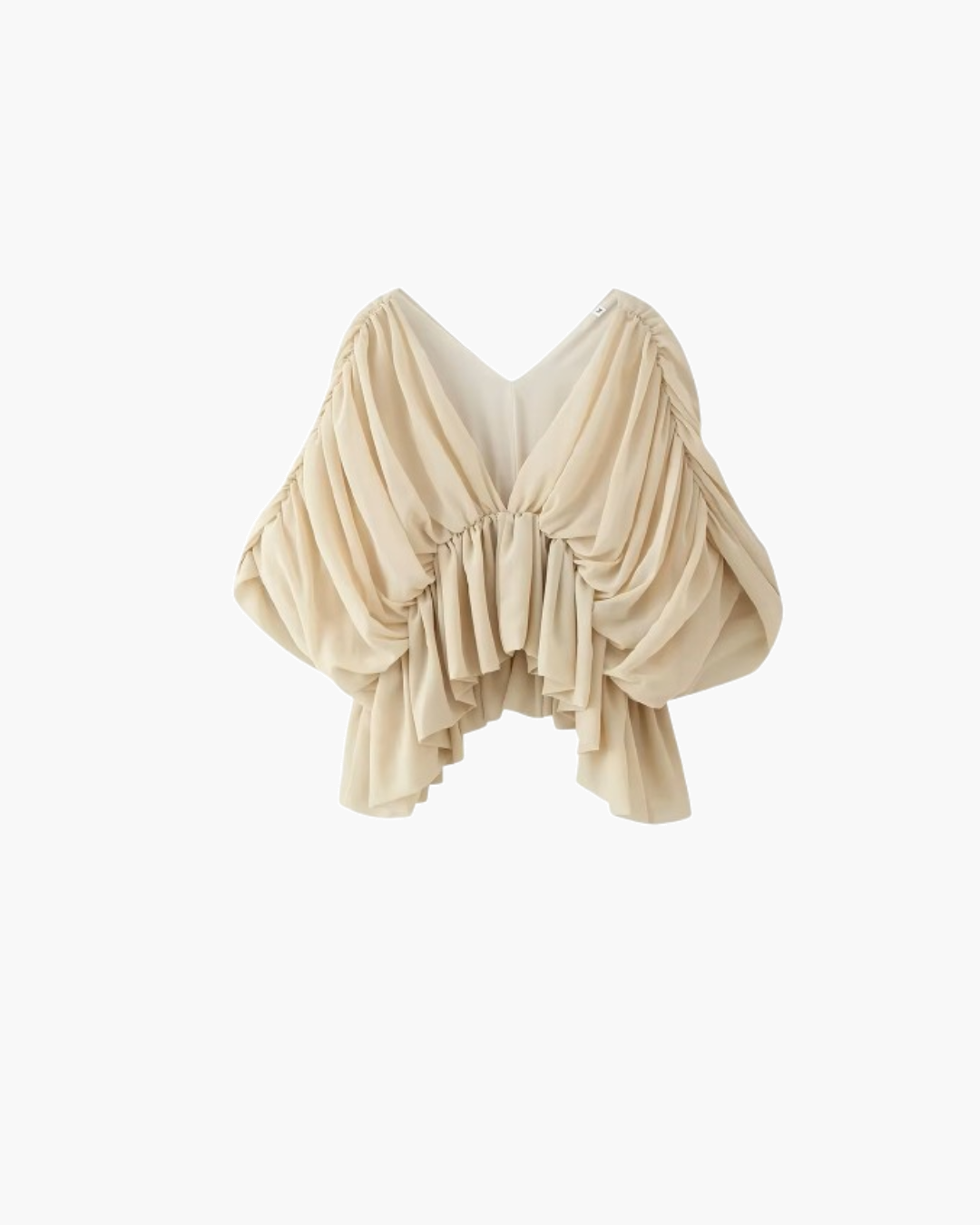 Miriam Draped Chiffon Top