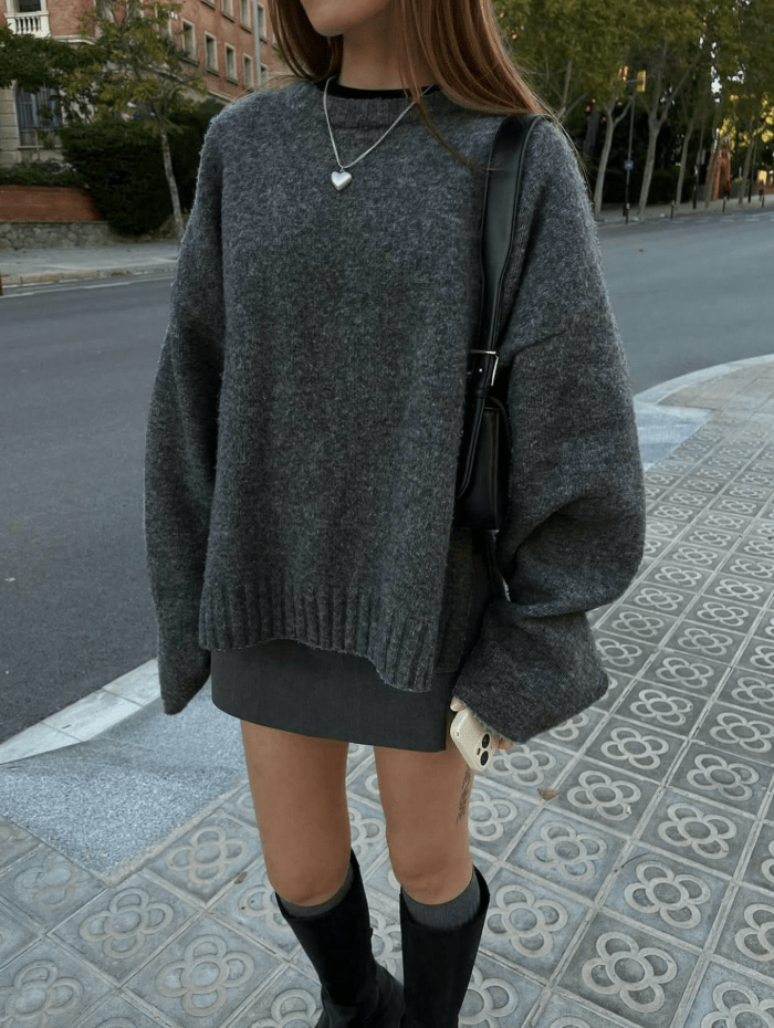 ZEYA - Nora Ribbed Knit Sweater