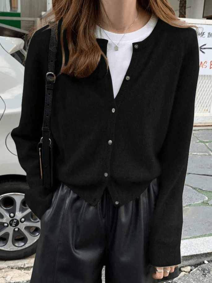 ZEYA - Ruth Button Front Knit Cardigan