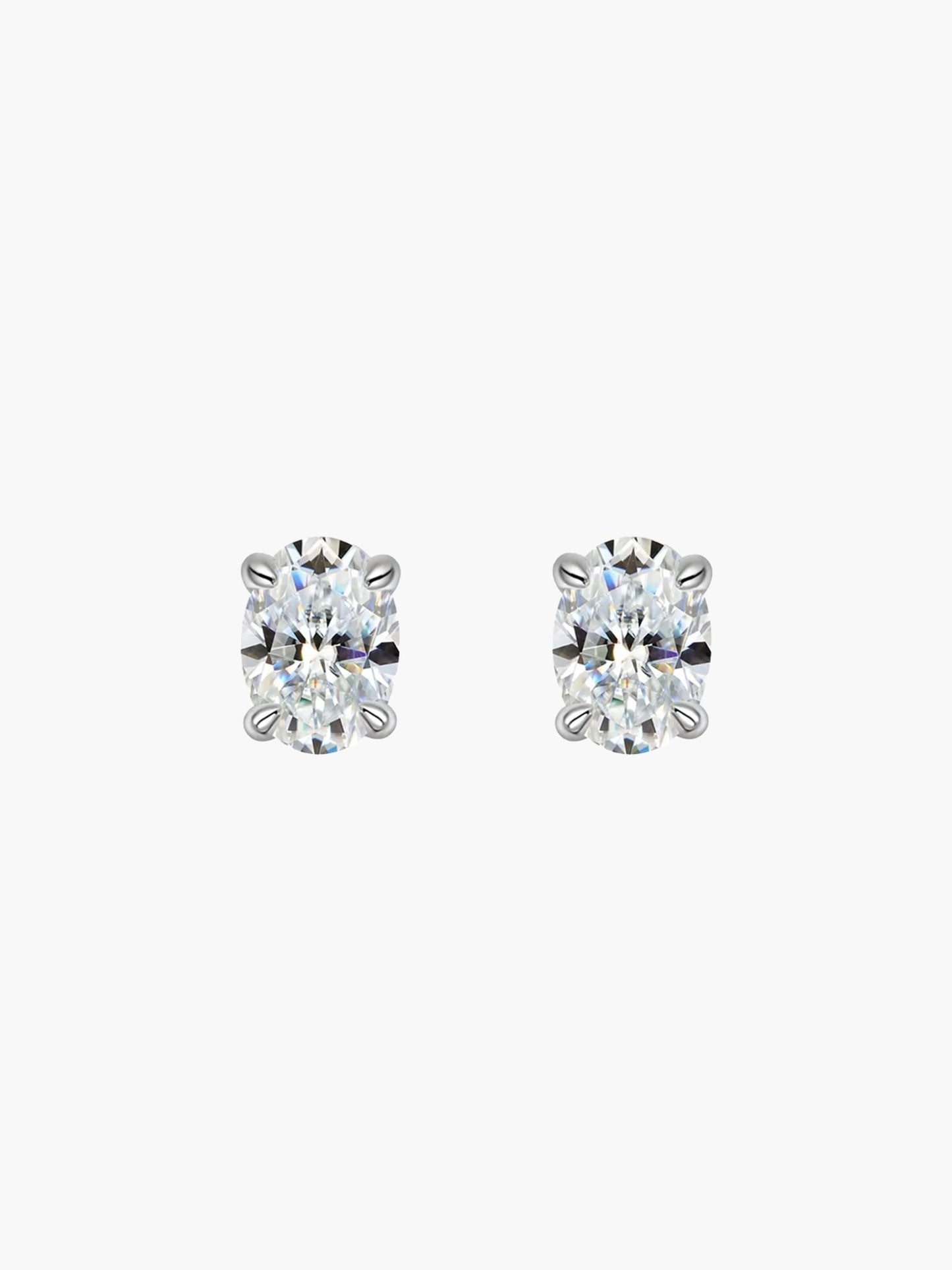 ZEYA - Sandra Oval Cut Zirconia Earrings