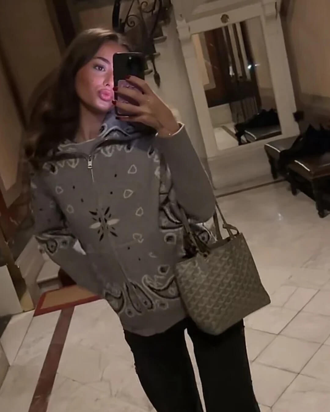 Stacey Paisley Knitted Cardigan