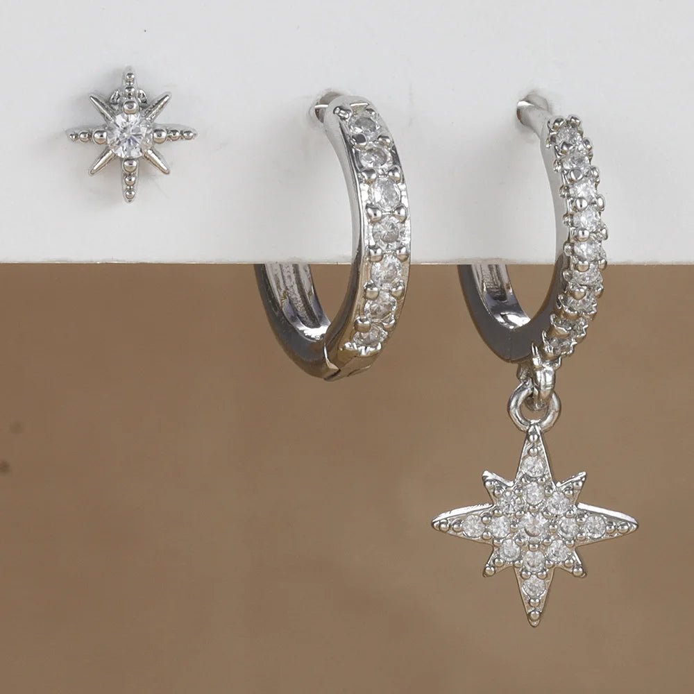 ZEYA - Stellar Sparkling Earring Set