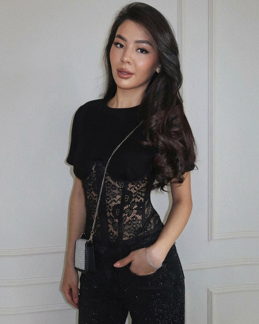 ZEYA - Suzette Lace Corset Top