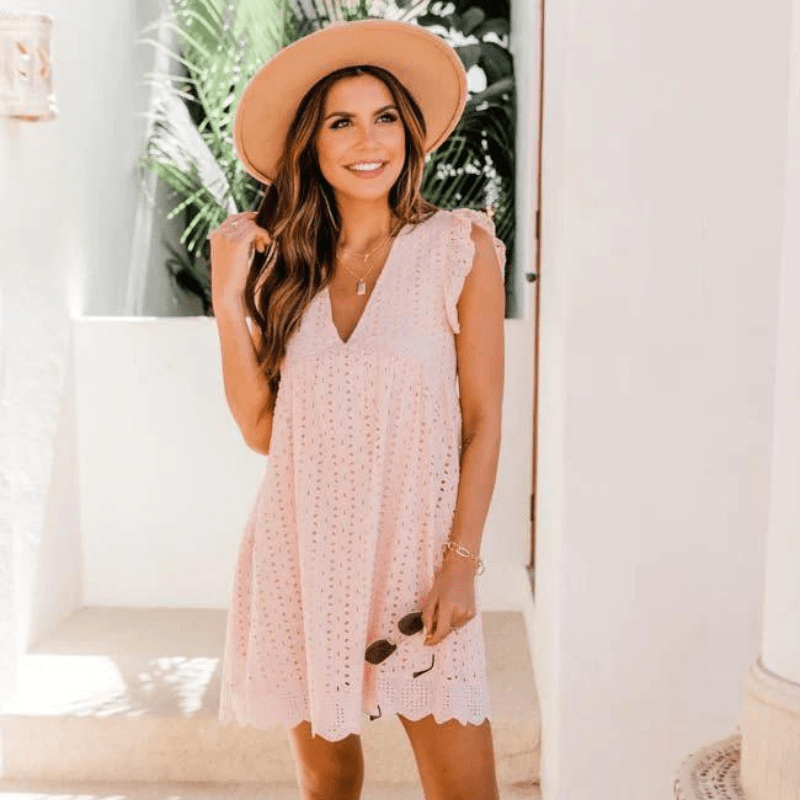 ZEYA - Sylvie V-Neck Sleeveless Mini Dress