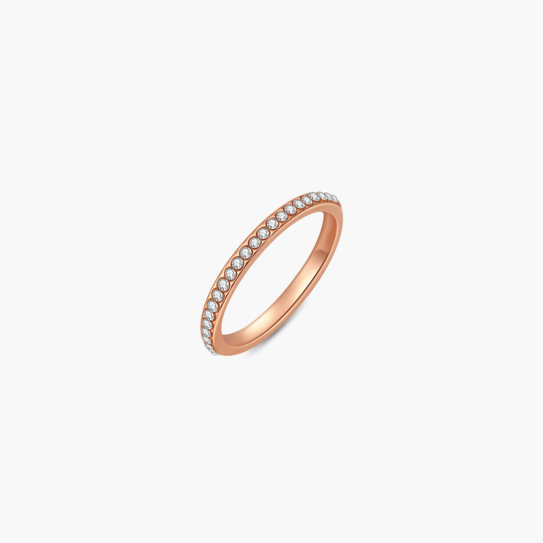 ZEYA - Yalina Slim Pavé Band Ring